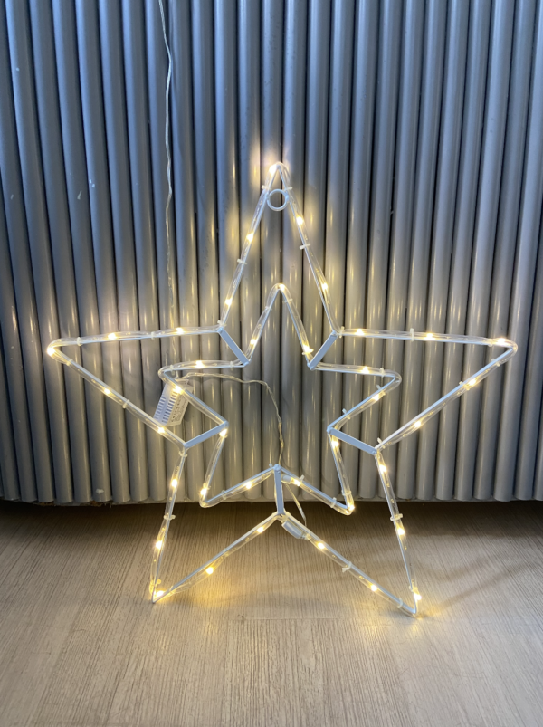 Warm white LED outdoor Star sign